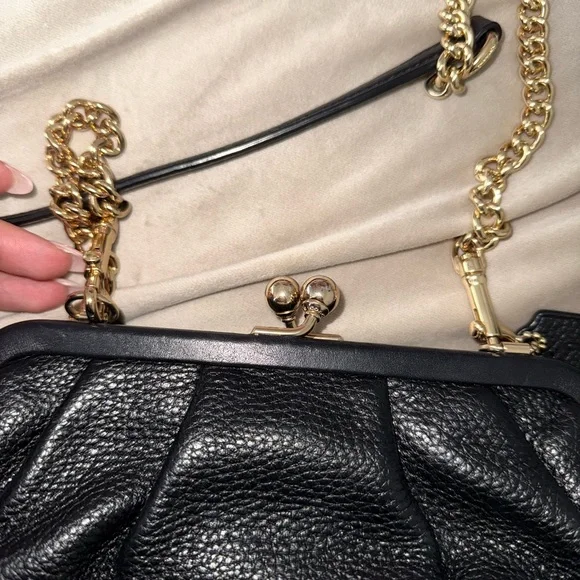 Coach Black Leather Crossbody Bag - Picture 4 of 5